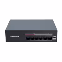 سوییچ شبکه 4 پورت PoE مگابیت مدل DS-XS06-P برند هایک ویژن(HIK-Vision)