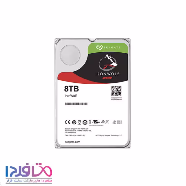 هارد اینترنال سیگیت 8TB مدل SEAGATE IronWolf ST8000VN004