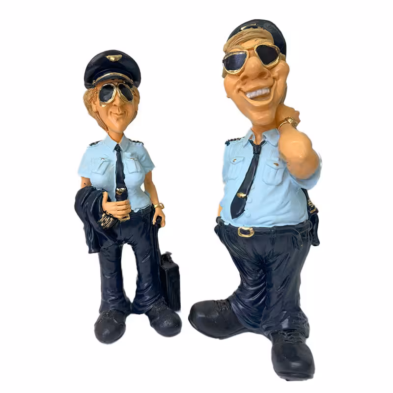 مجسمه مدل خلبان مجموعه 2 عددی