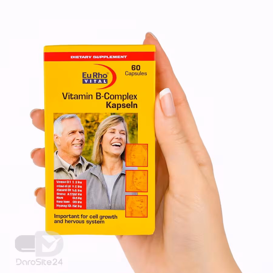 کپسول ویتامین ب کمپلکس یوروویتال 60 عدد