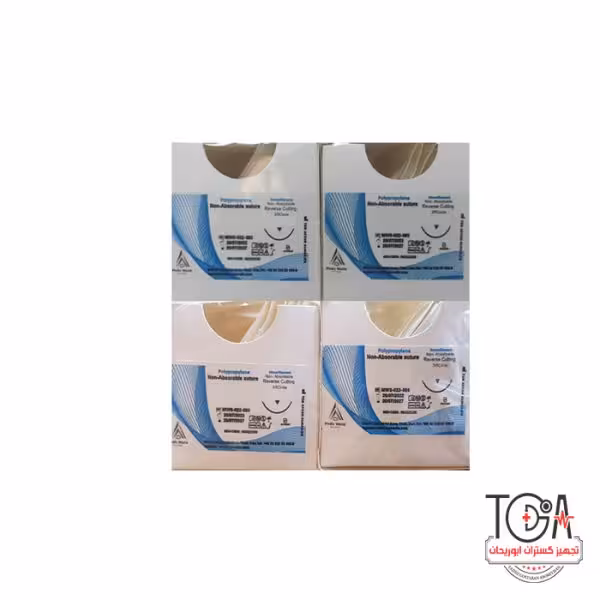 نخ بخیه سیلک 4/0 کات 19 مدیک