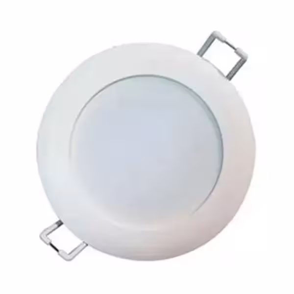 پنل بک لایت 8w گرد توکار برند gcc پرتو سه حالته