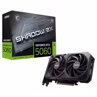 کارت گرافیک ام اس آی مدل GeForce RTX 5060 SHADOW 2X OC با ظرفیت 8 گیگابایت GDDR7