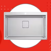 سینک توکار استیل البرز مدل 958 - نوین هوم [  حضوری]