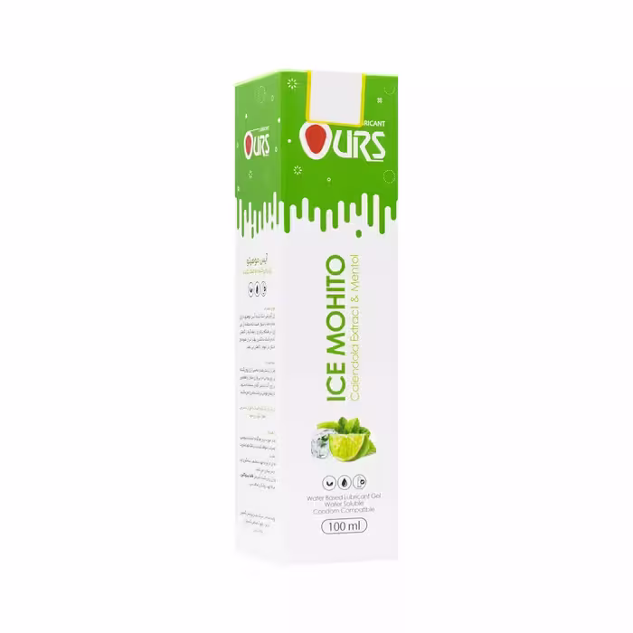 ژل روان کننده و خنک کننده آیس موهیتو اورس Ours Ice Mohito حجم 100ml(انقضا2025)