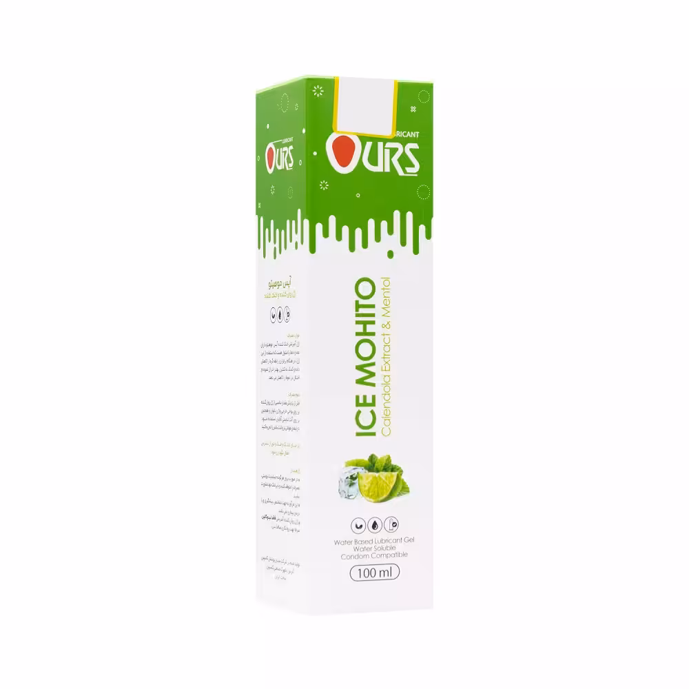 ژل روان کننده و خنک کننده آیس موهیتو اورس Ours Ice Mohito حجم 100ml(انقضا2025)