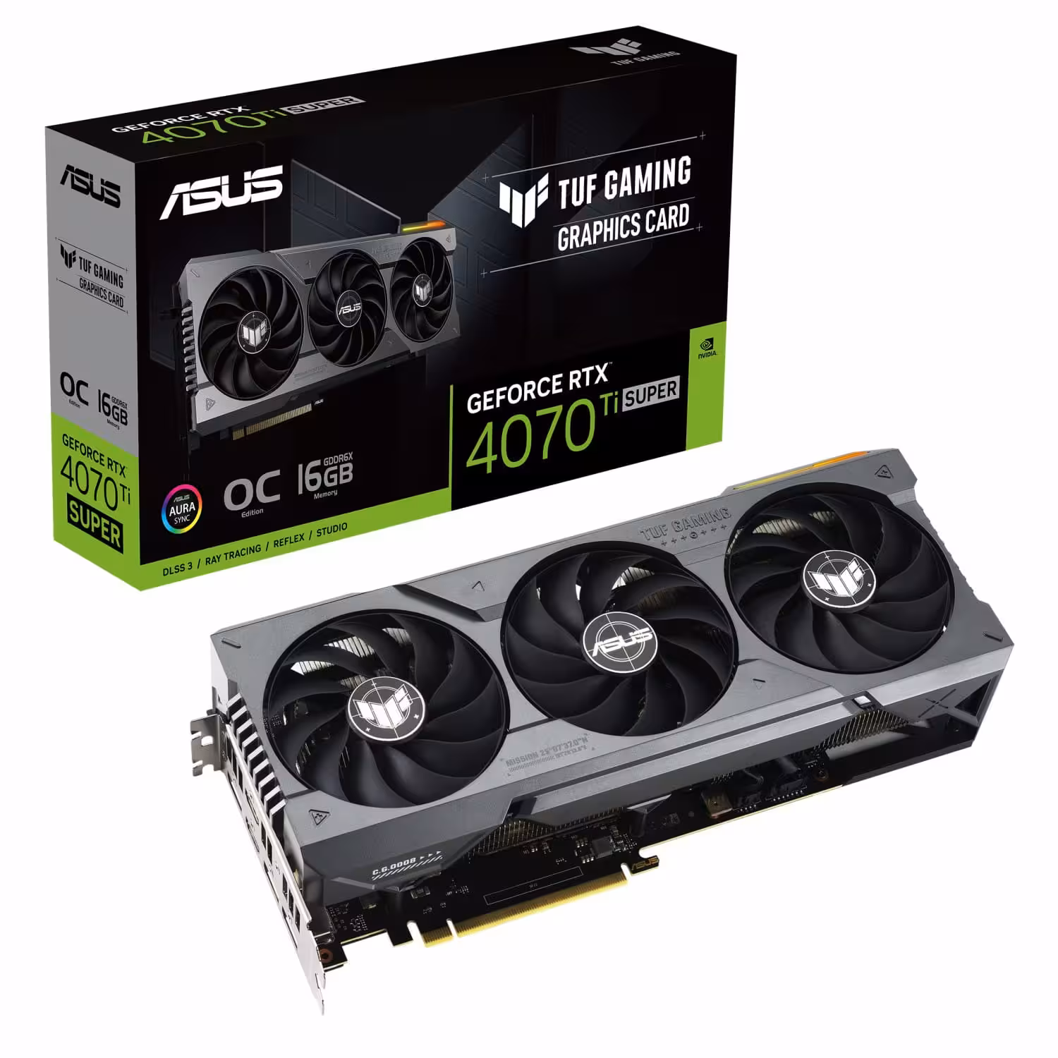 کارت گرافیک ASUS TUF GAMING RTX 4070 Ti Super O16G – Black