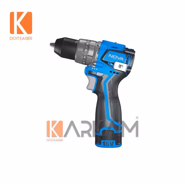 پيچگوشتی شارژی 16 ولت براشلس چکشی 50 نيوتن 5510 نوا