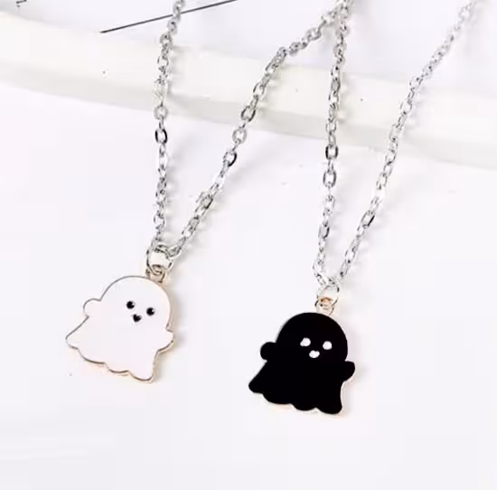 گردنبند ست دونفره مدل روح زنجیر استیل کد82