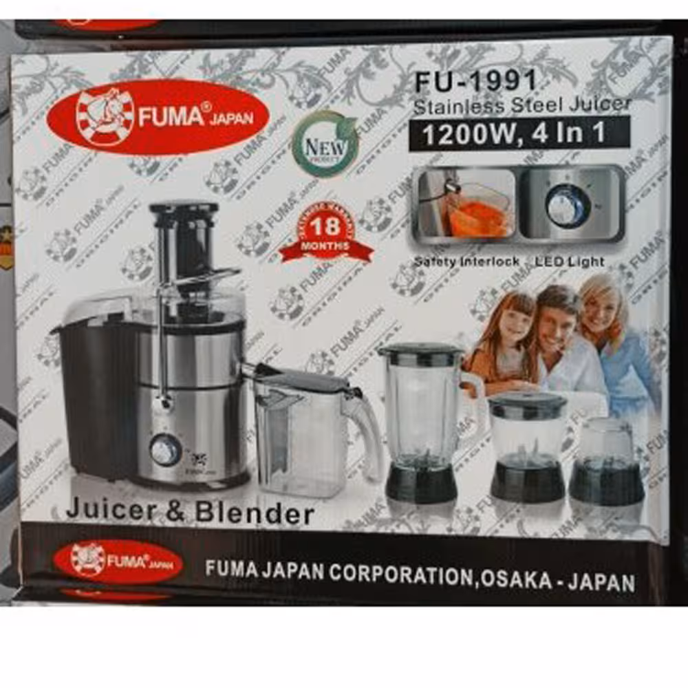 آبمیوه گیری 4 کاره فوما مدل FU-1991