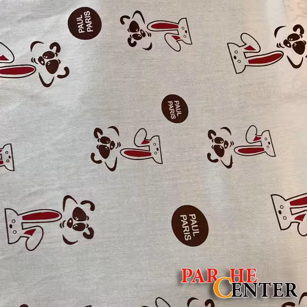 پارچه نخی طرح دار کد909