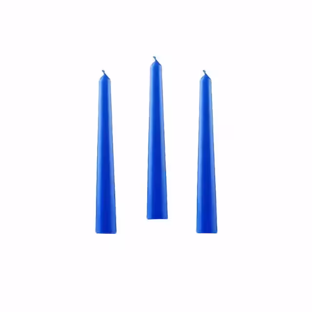 شمع قلمی 30 سانتی آبی پررنگ
