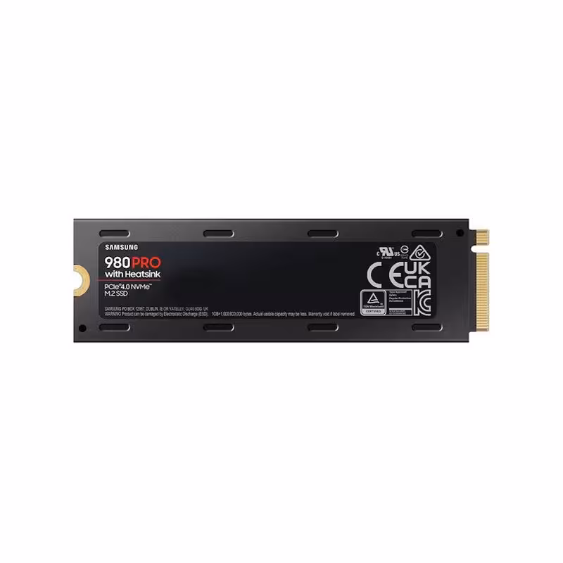 اس اس دی اینترنال سامسونگ مدل 980 PRO ظرفیت 1 ترابایت به همراه هیت سینک