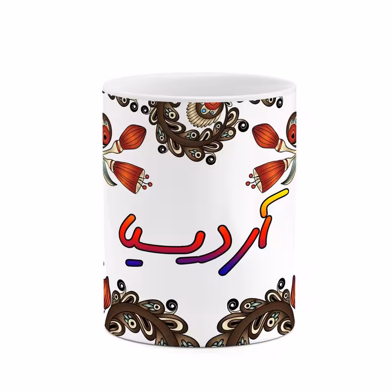 خرید ماگ-لیوان اسم آردیسیا سنتی گل و بته کد mgh43423