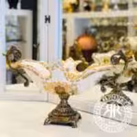 PERANS پرنس  ظروف پذیرایی چینی زینک مدل ایلیا کشکول  بزرگ  E1-1006