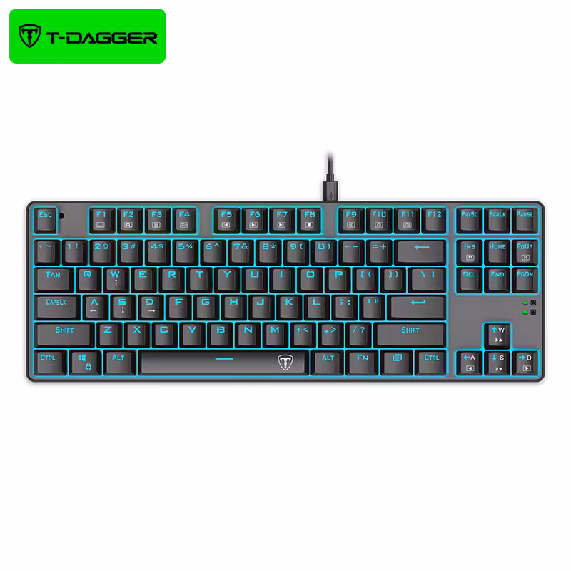 کیبورد گیمینگ تی دگر T-Dagger Bora T-TGK313 Gaming Mechanical Keyboard Backlight