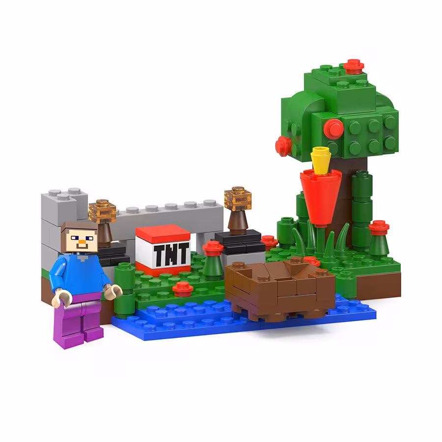 لگو ماینکرفت متوسط 127 قطعه کپی