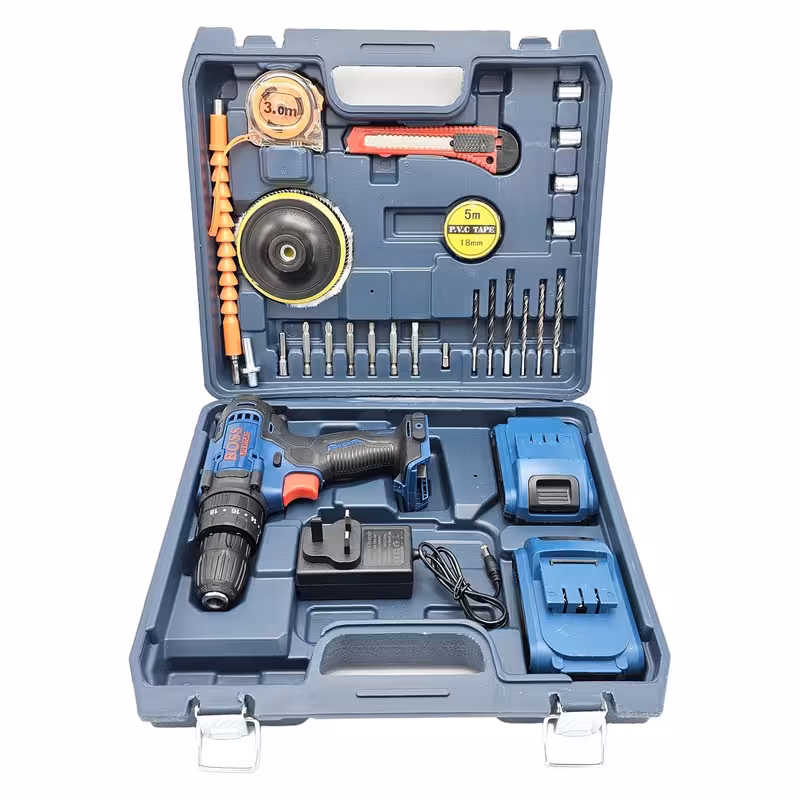 مجموعه 28 عددی دریل چکشی باس مدل LIFE_STYLE | کالا مکس