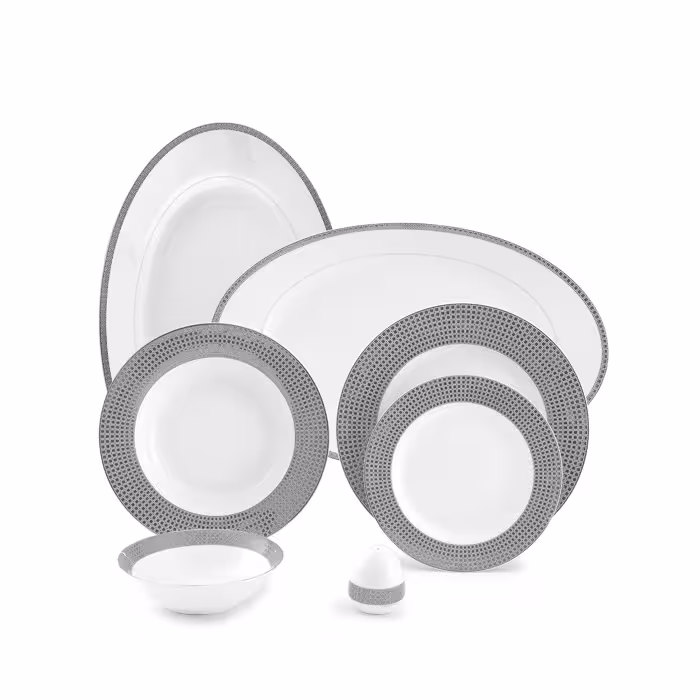 سرویس چینی 28 پارچه 6 نفره طرح سورن