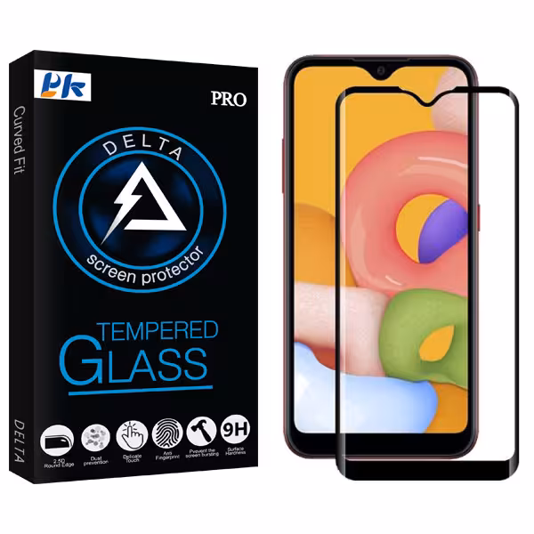 محافظ صفحه نمایش سرامیکی پی کی مدل Delta Glass مناسب برای گوشی موبایل سامسونگ Galaxy A01 | کالا برتری