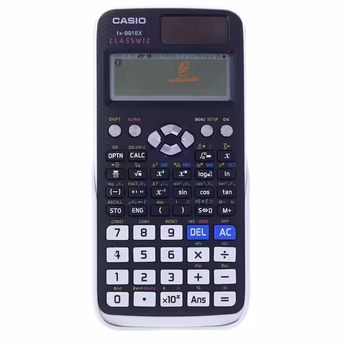 ماشین حساب مهندسی سفید مشکی مدل FX-991 EX کاسیو اصلی CASIO