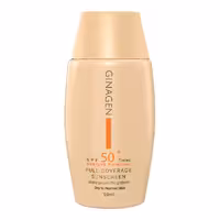 ضد آفتاب رنگی پوست نرمال و خشک 50SPF50 میلی لیتر ژیناژن ginagen