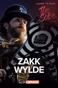زک وایلد | آموزش سولوهای متال با دوره Learn To Play Zakk Wylde از Andy James