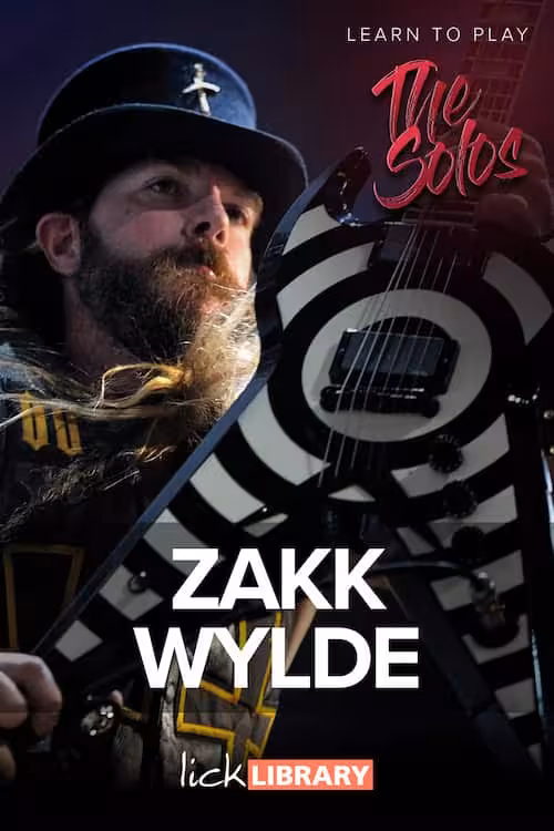 زک وایلد | آموزش سولوهای متال با دوره Learn To Play Zakk Wylde از Andy James