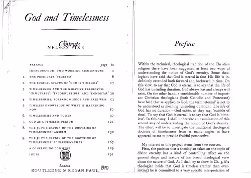 خرید و دانلود نسخه کامل کتاب God and Timelessness (Study in Ethics & Philosophy of Religion)