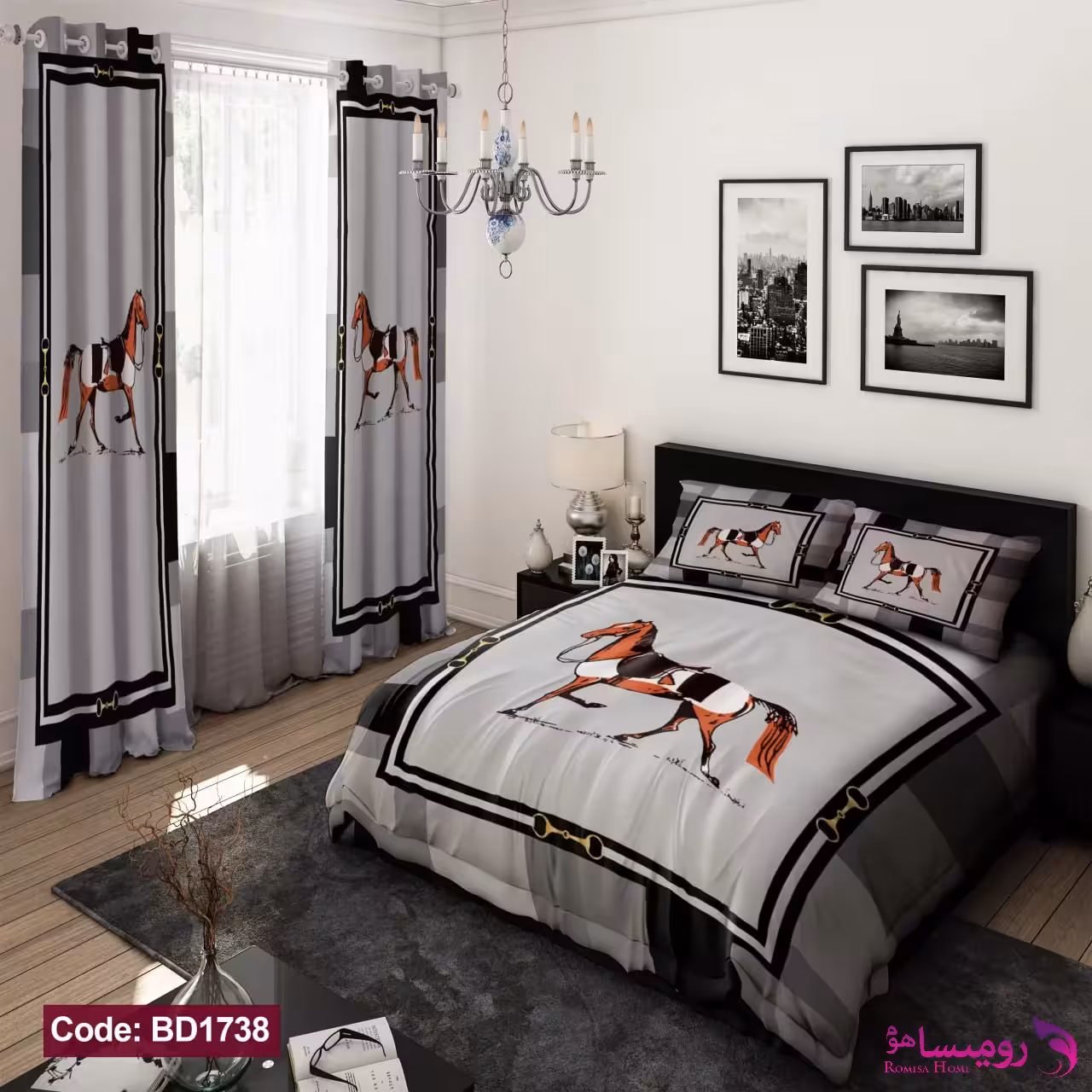 روتختی طرح اسب برند دکو کد BD1738