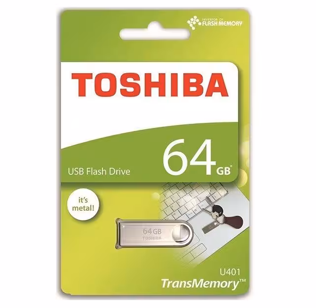فلش مموری توشیبا مدل TransMemory U401 ظرفیت 64 گیگابایت