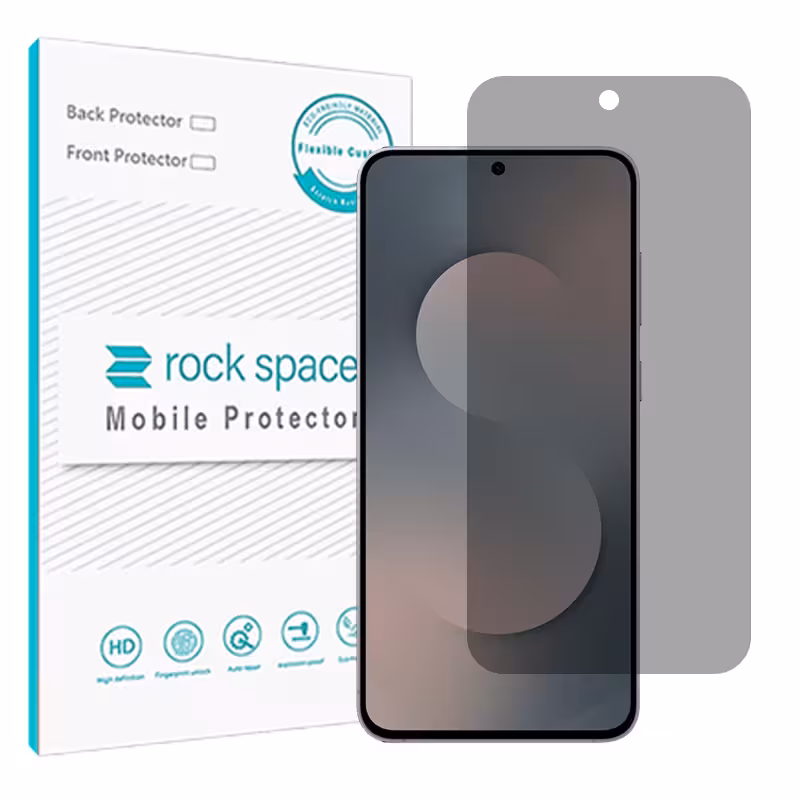 گلس سامسونگ Galaxy S25 FE مدل نانو هیدروژل پرایوسی برند راک اسپیس کدS