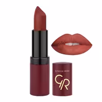 رژ لب جامد مات و مخملی گلدن رز Golden Rose مدل GR Velvet Matte Lipstick شماره 22
