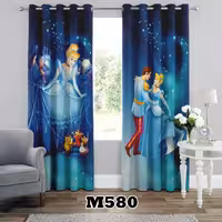 پرده سه بعدی طرح سیندرلا
