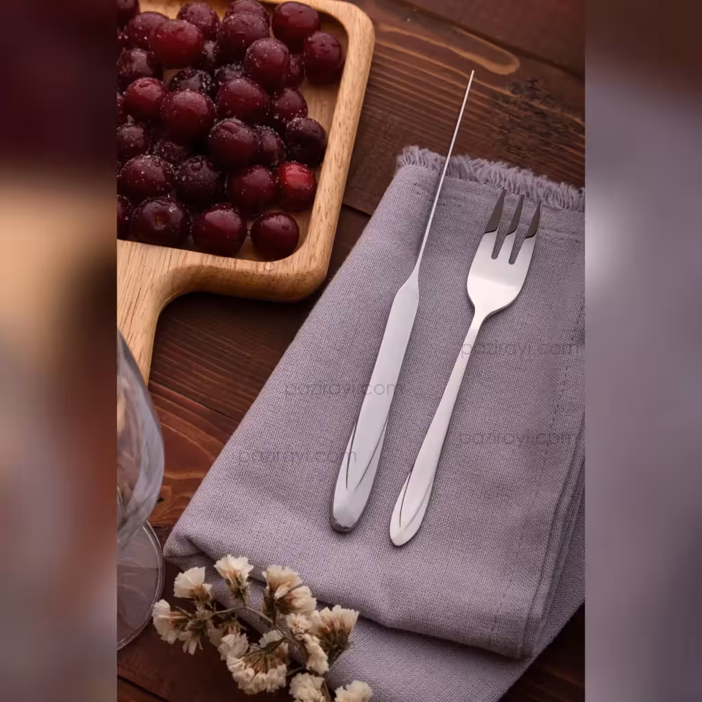 کارد و چنگال میوه خوری 12 پارچه رولنزا مدل A48