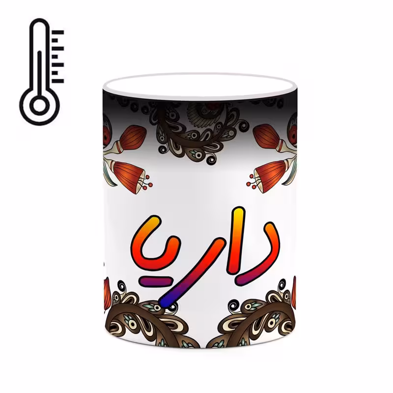 ماگ حرارتی   اسم داریا  سنتی گل و بته کد mgh44929