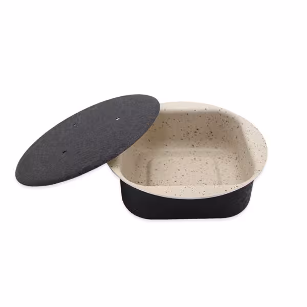 قالب ته چین مربع کف برآمده