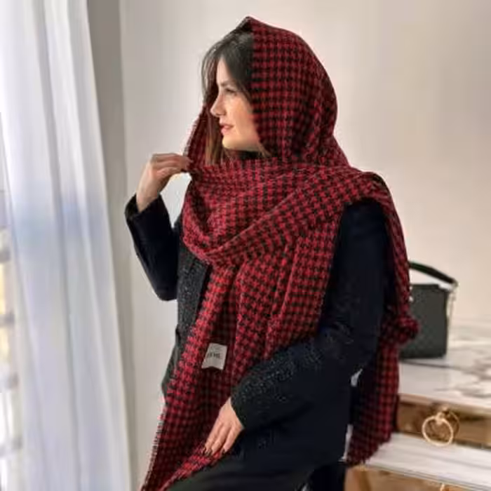 شال بافت دورریش وارداتی دستک ماهی