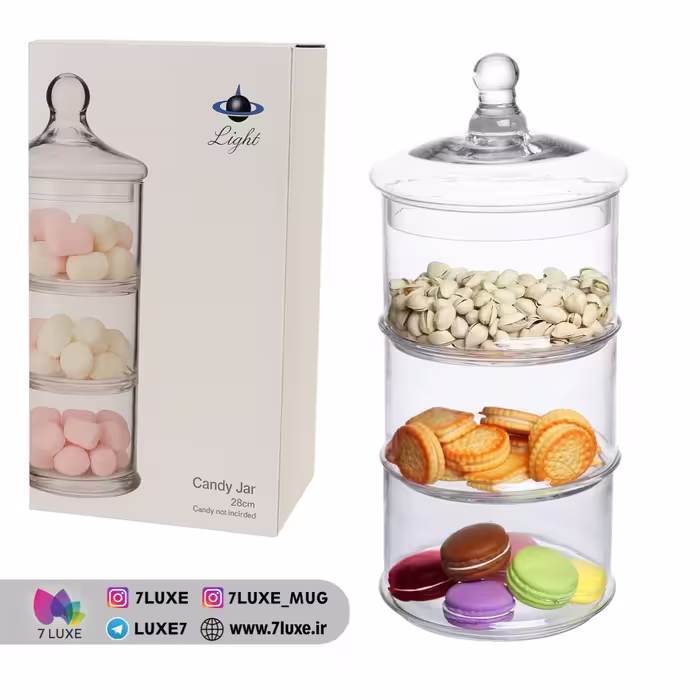کندی باکس 3 طبقه وارداتی Light