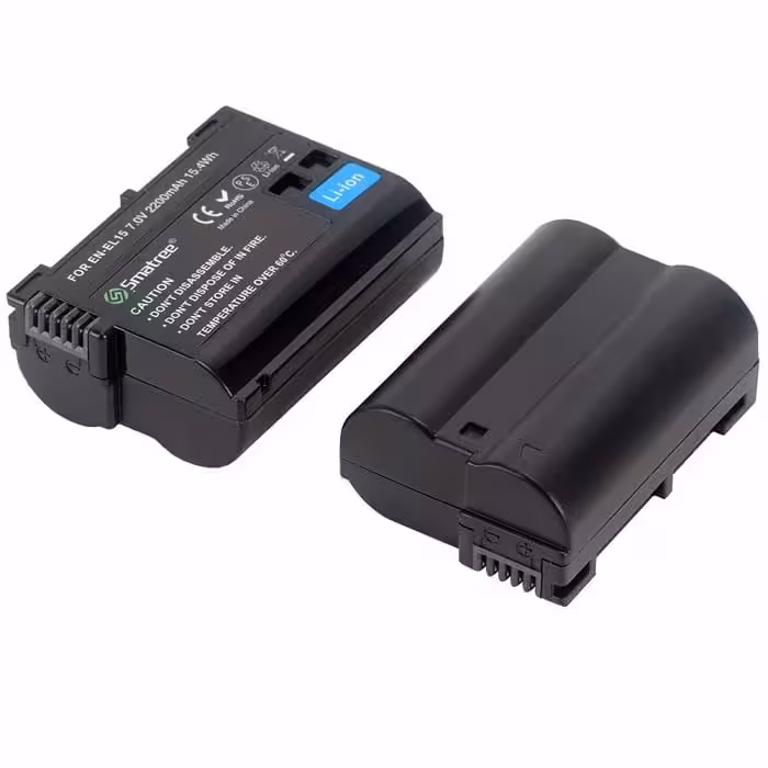 باتری دوربین نیکون اسماتری مدل EN-EL15 بسته دو عددی