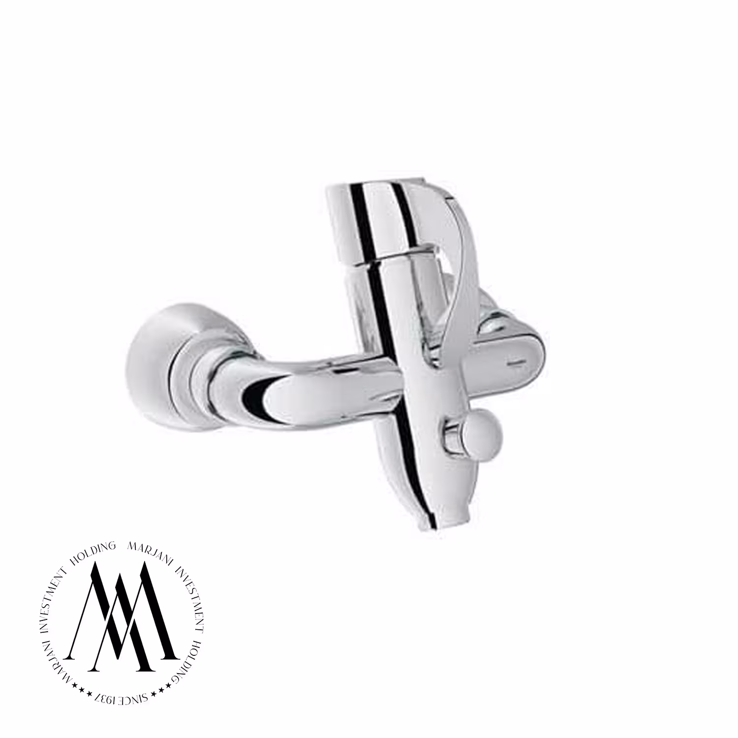 شیر حمام شودر مدل دانته (کروم)