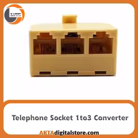 تبدیل 1 به 3 سوکت تلفن Telephone Socket