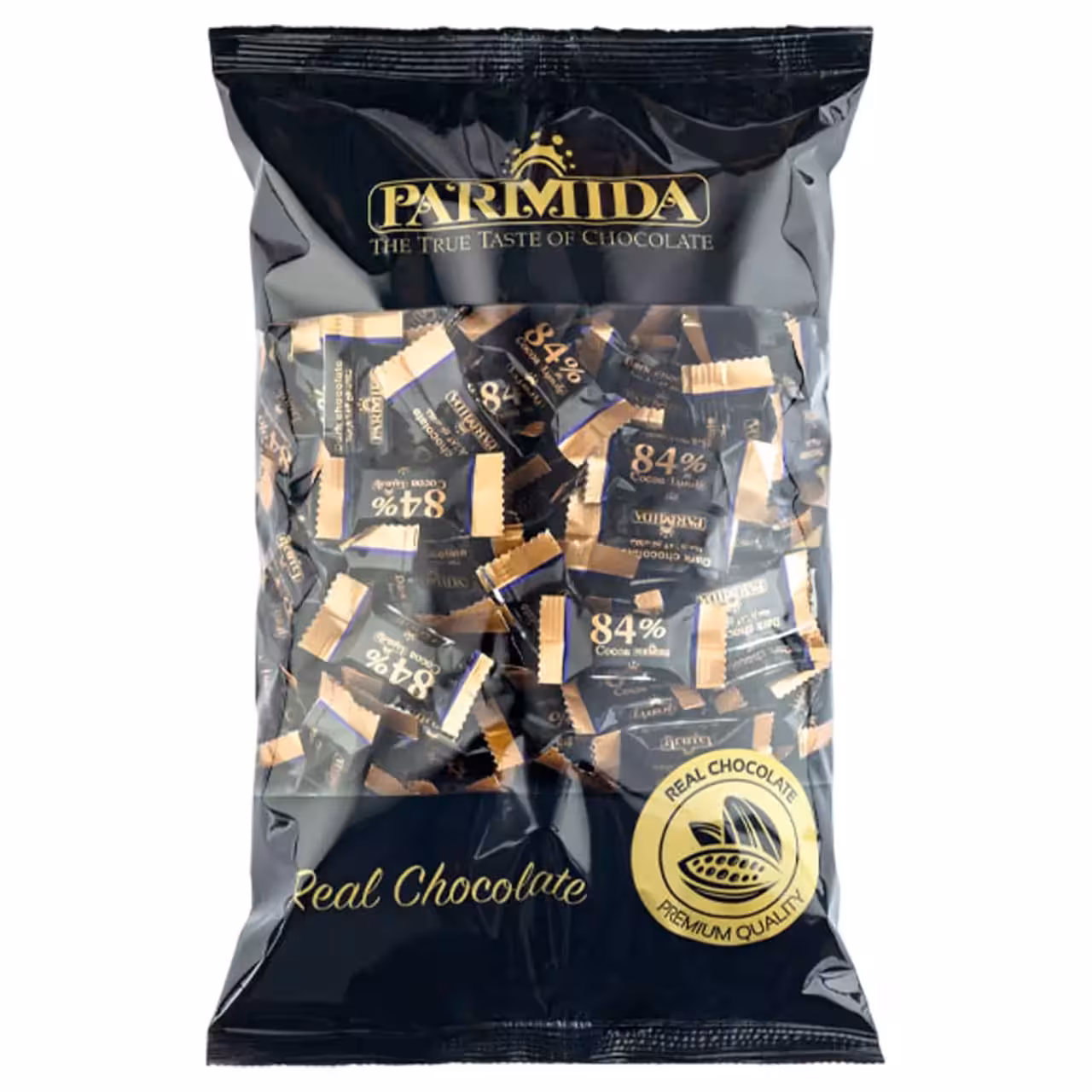 شکلات تلخ 84 درصد پارمیدا فله – 1000 گرم