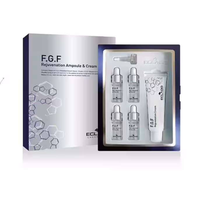 تراپی جوانساز میکرونیدلینگ FGF اکلادو 50 عددی | Eclado FGF Rejuvenating Microneedling Therapy