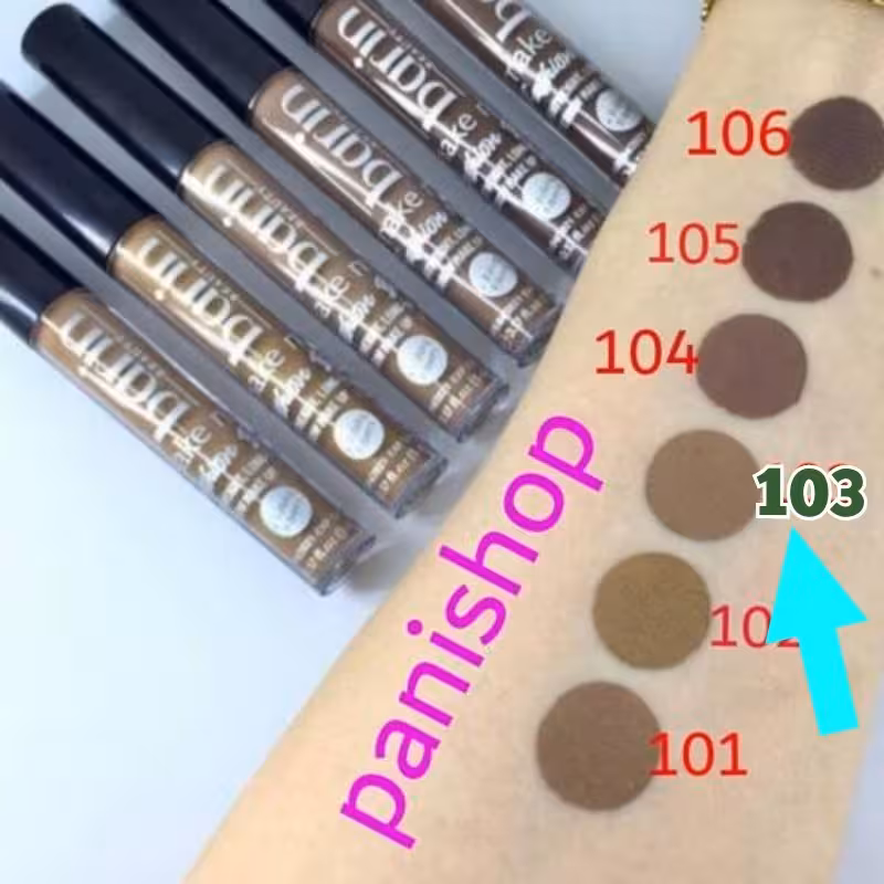 ریمل ابرو بارین بیوتی شماره 103 رنگ قهوه ای متوسط 24 ساعته بافت نرم و سبک ماندگاری بالا رنگ طبیعی و کاربردی انقضاء 2026