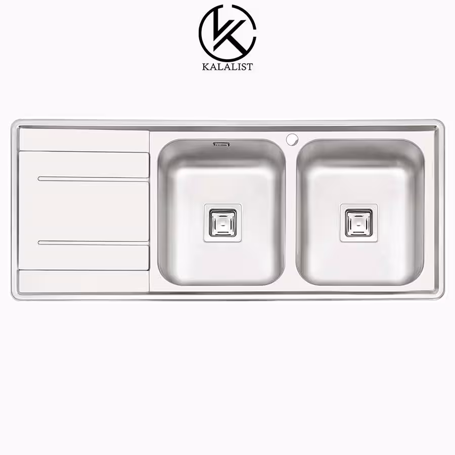 سینک ایلیا استیل نیمه فانتزی توکار مدل 4063