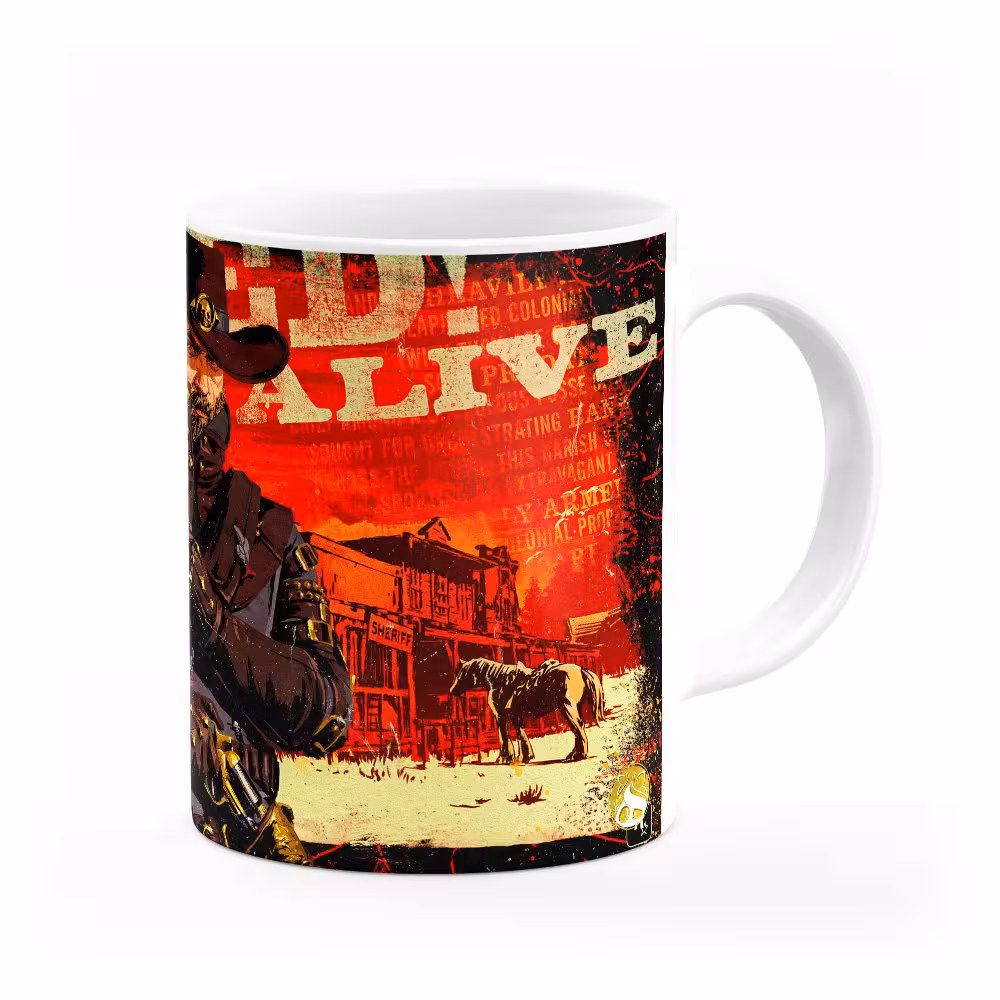 ماگ طرح Red Dead Redemption 2 مدل MG9880