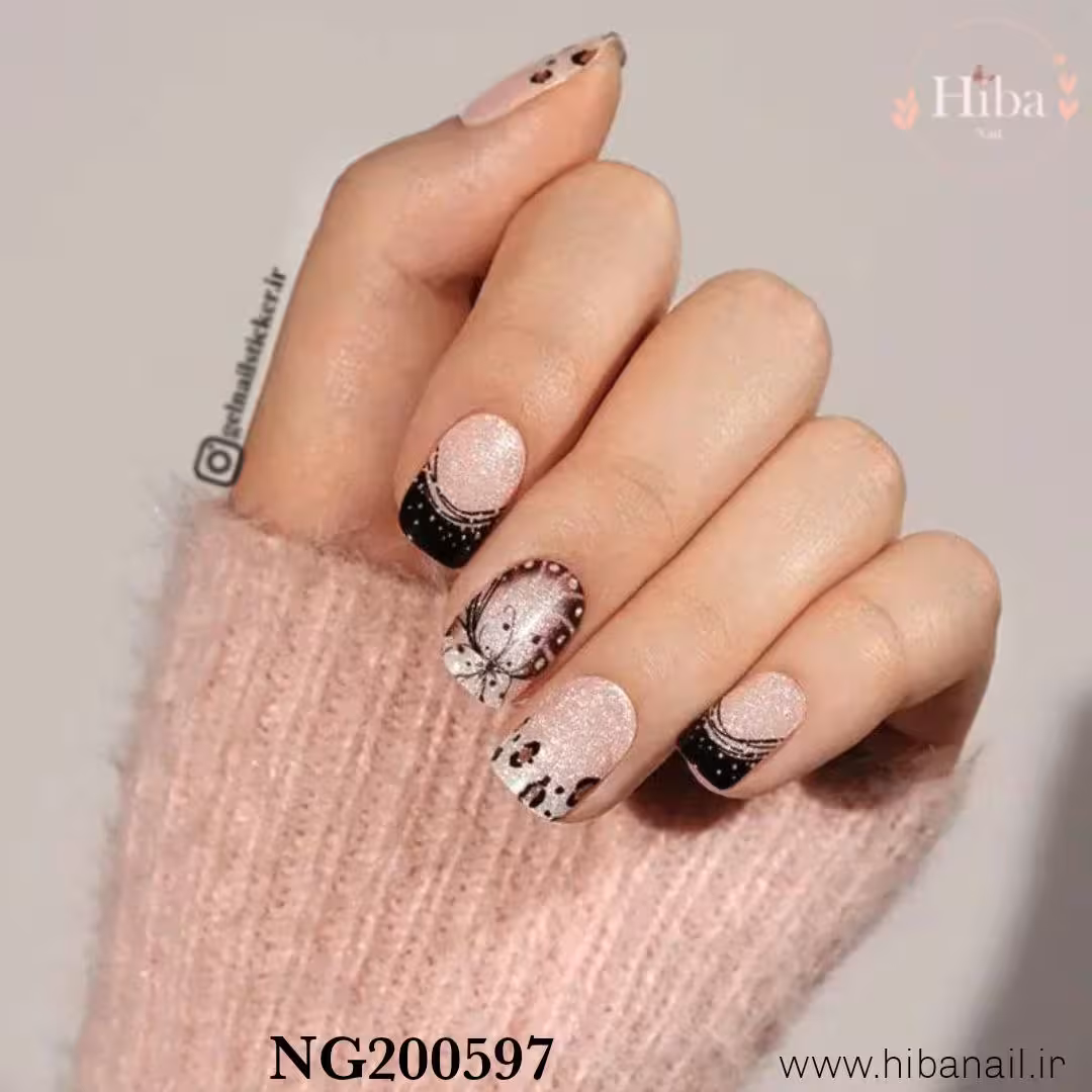 استیکر ژله ای کاشت ناخن (نیل رپ)_کد NG200597