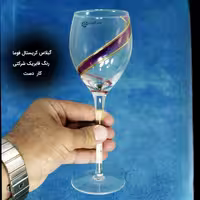 لیوان کریستال فوما  مدل 144 D سایز متوسط بسته 6 عددی