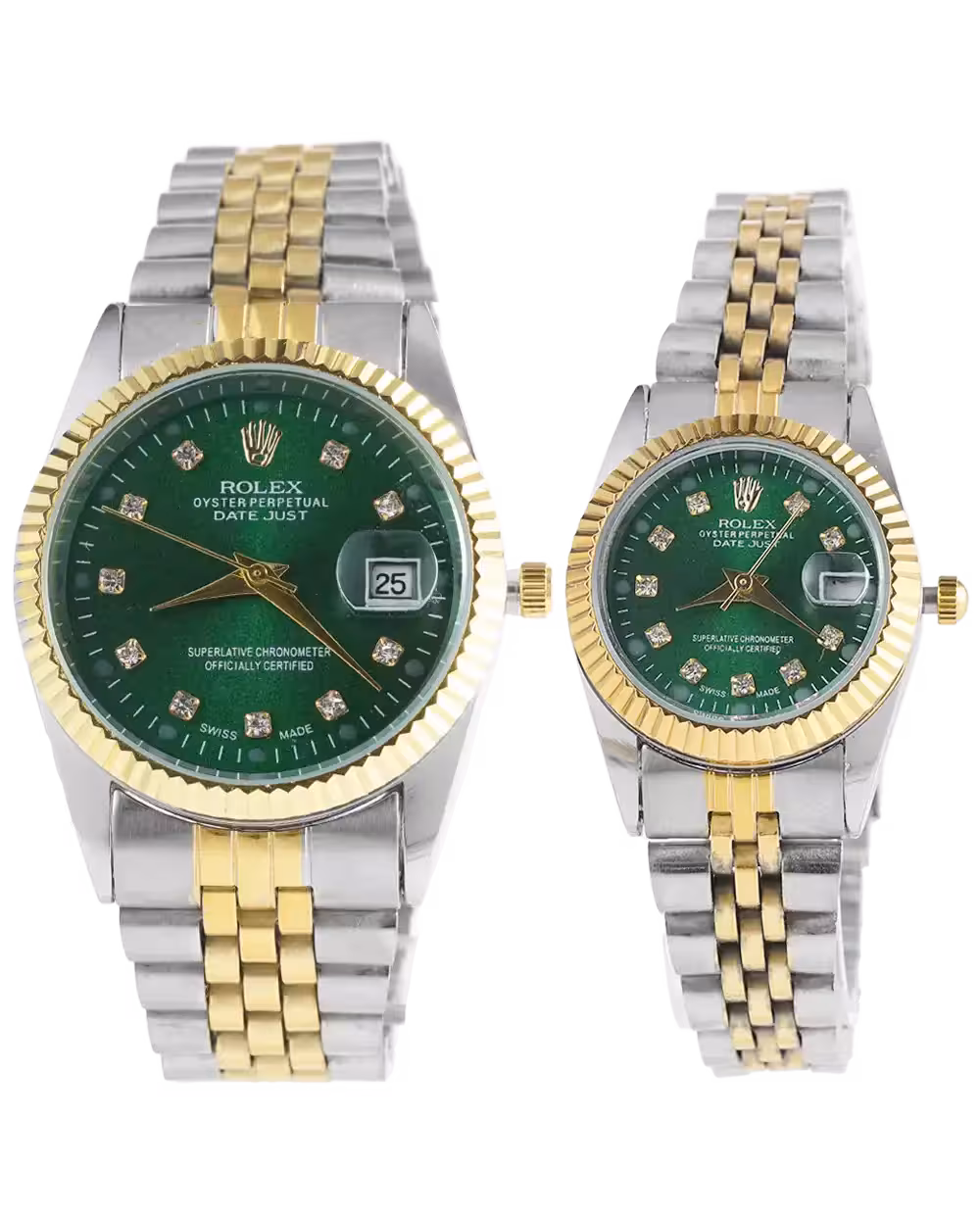 ست ساعت مچی رولکس ROLEX طرح دیت جاست مدل 1403